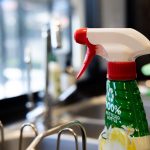 close up of a cleaning product
